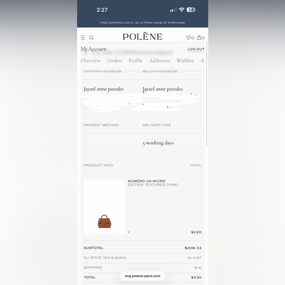 Polène Numero Un Micro in Caramel - Picture 10 of 10